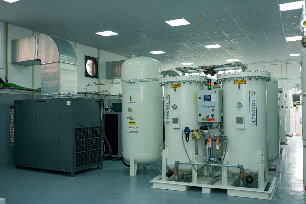 Painéis de controlo de gases